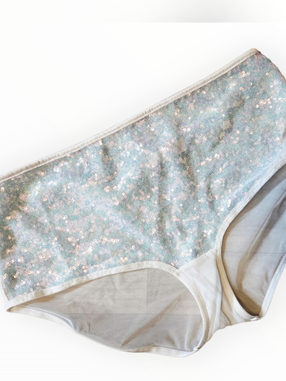 Victoria's Secret Sequin High-Waist Panty - Mint Sparkle